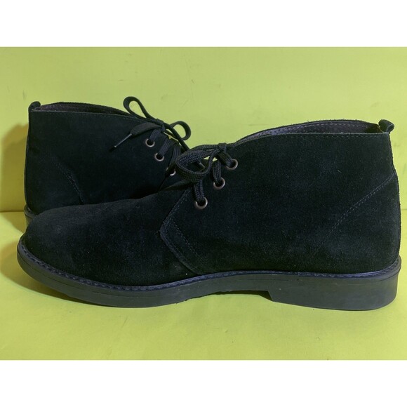 vintage Odotto Italiano Men’s Chuka Boots Black from 1985 Size 9.5/43 main image 6